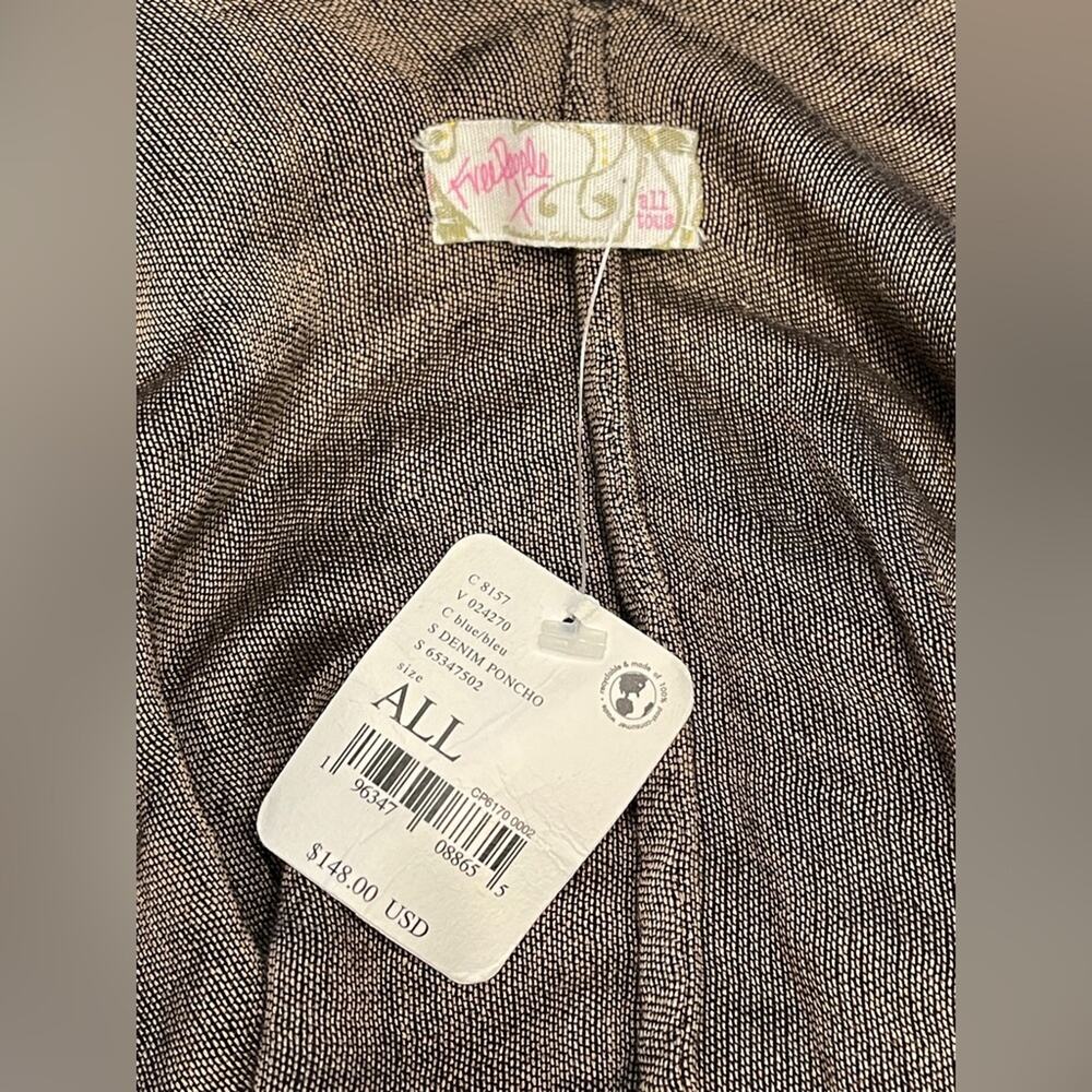 FREE PEOPLE Casablanca Hooded Poncho Sz:S NWT - Picture 10 of 10